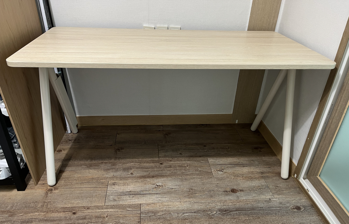 데스커 멀티데스크 책상 1400*700 오크 이미지