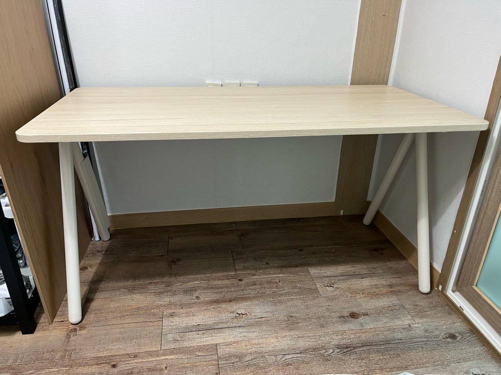 데스커 멀티데스크 책상 1400*700 오크 이미지