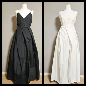 DINT딘트 플린 브이넥슬리브리스볼륨맥시원피스(2컬러) 이미지