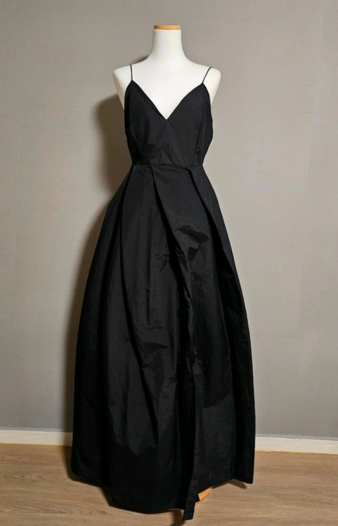 DINT딘트 플린 브이넥슬리브리스볼륨맥시원피스(2컬러) 이미지