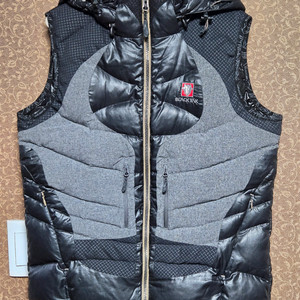 블랙야크 여성 구스다운 패딩 조끼 블랙 100 이미지