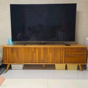 경기도 부천 원목 거실장 티비장 티비다이 tv장 1800 (신혼부부 깨끗, 상태AAA) 이미지