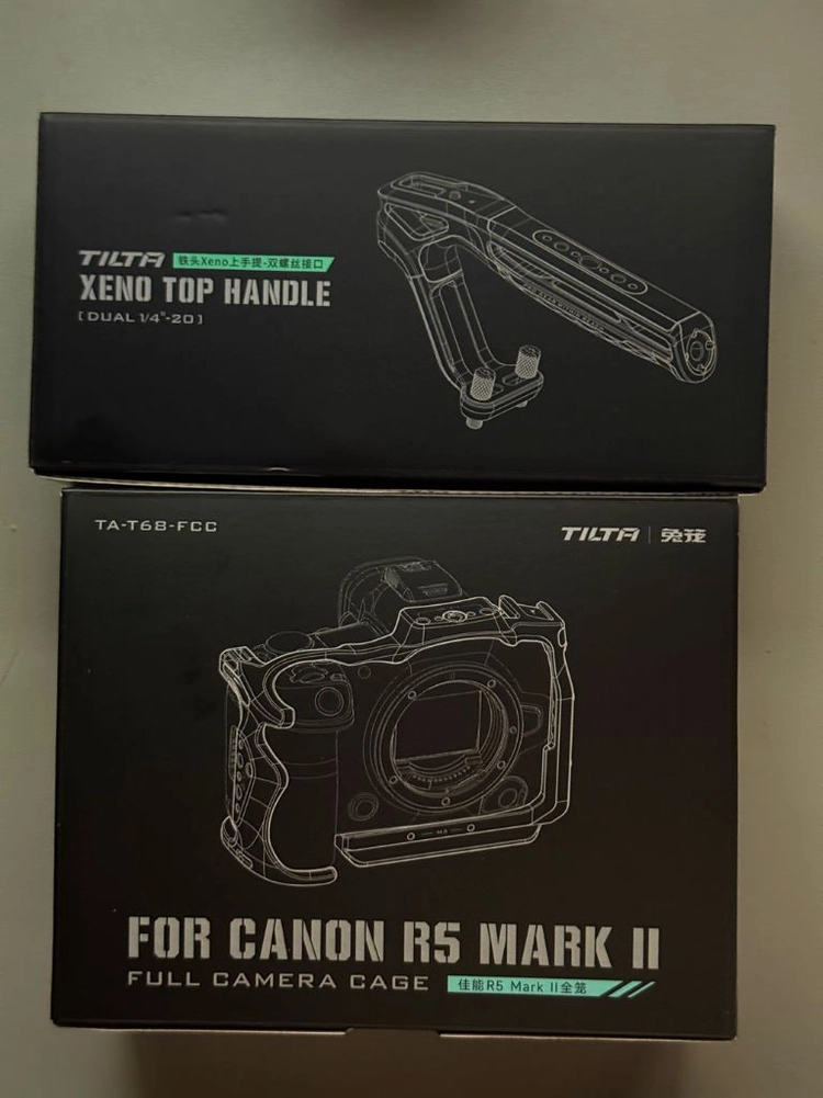 틸타 Tilta 캐논 R5 Mark2 풀케이지+탑핸들 박스풀 이미지