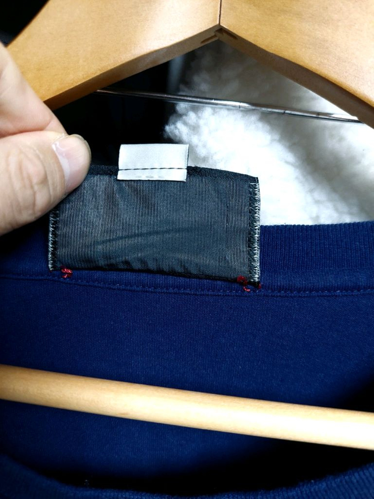 구찌 네이비 GG 로고 반팔 티셔츠 정품검수완료 L 이미지