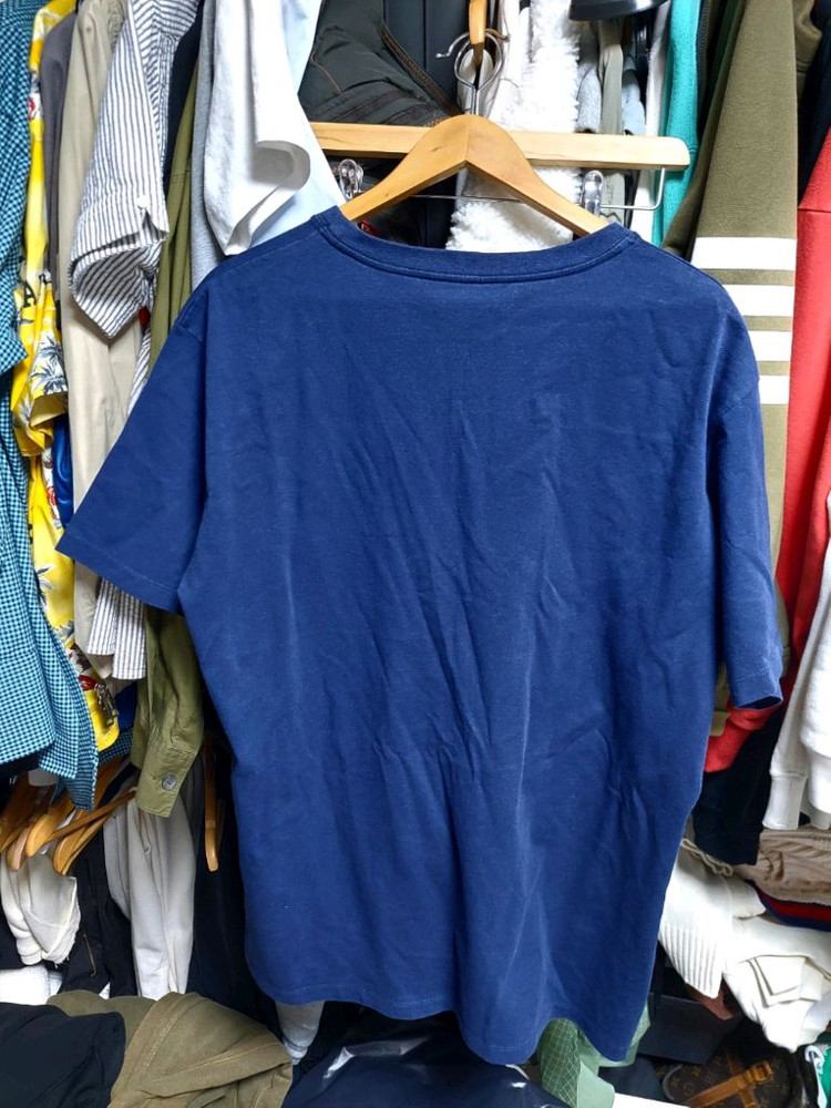 구찌 네이비 GG 로고 반팔 티셔츠 정품검수완료 L 이미지