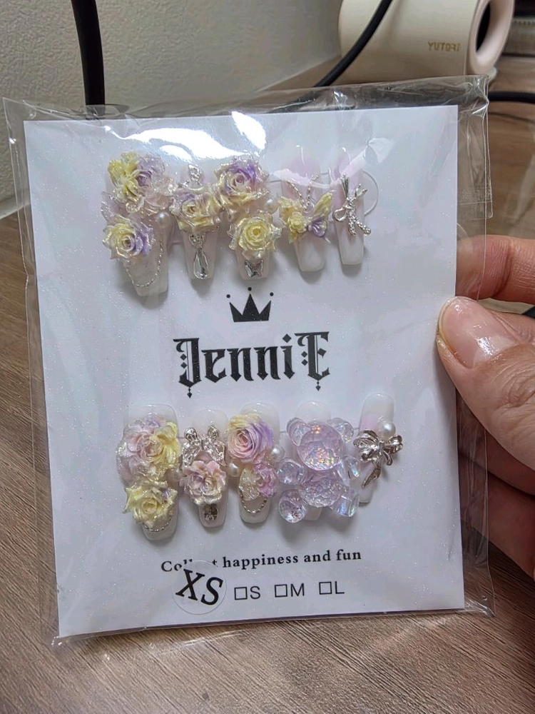 네일팁5개 +뷰렙 네일글루 풀구성 이미지