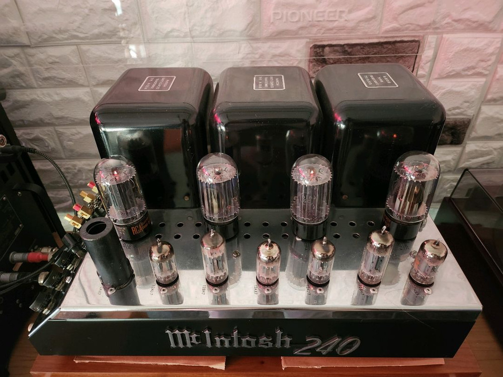 메킨토시 진공관 파워,프리앰프 이미지