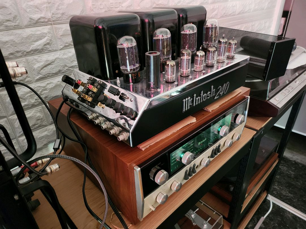 메킨토시 진공관 파워,프리앰프 이미지