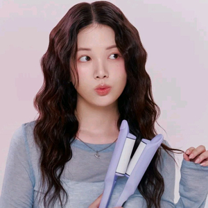 유닉스 내추럴 프리볼트 34mm 물결 웨이브 고데기 거의 새상품 이미지