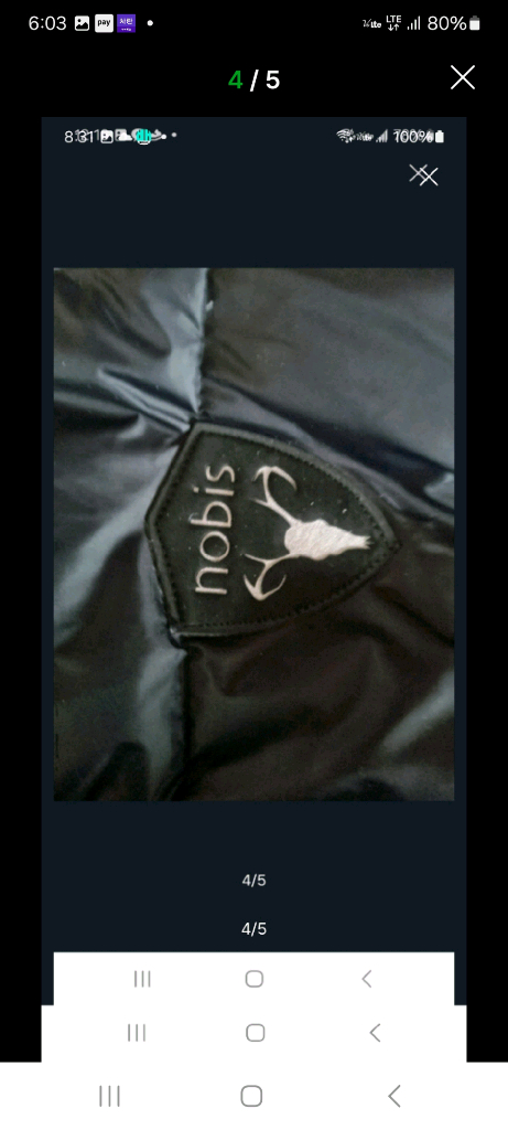 노비스카토패딩 점퍼. L/XL 이미지