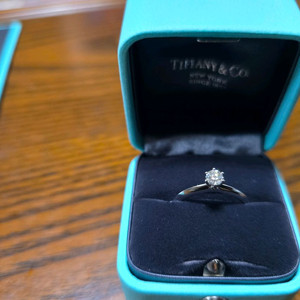 (미사용))티파니 정품 다이아 반지입니다다이아 0.24캐럿 / VS1 / 컬러 I / EXCELLENT 컷 이미지