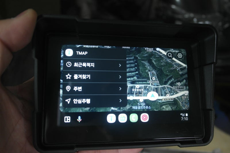 [바이크]카플레이 안드로이드 오토-네이비게이션.음악 이미지