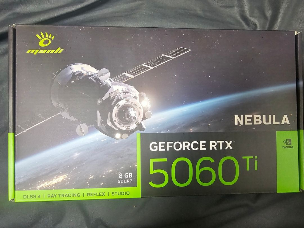 MANLI 지포스 RTX 5060 Ti Nebula V2 D7 8GB 이미지