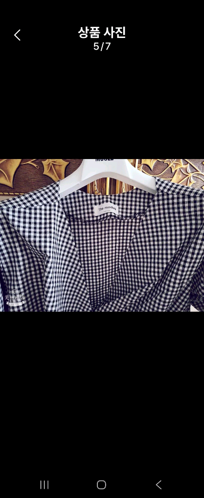 고방체크 블라우스(프리사이즈) 이미지