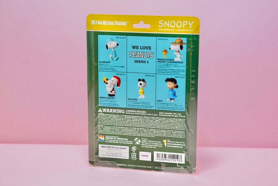 일본 메디콤토이(UDF) 비글스카우트 스누피 우드스탁 피규어 세트 이미지