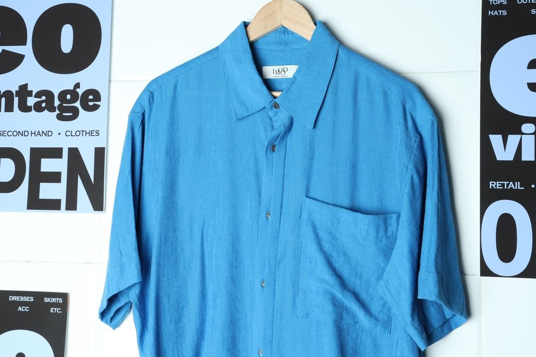 (XL-2XL) 엘무드 반팔 카라 티셔츠 루스 슬리브 이미지