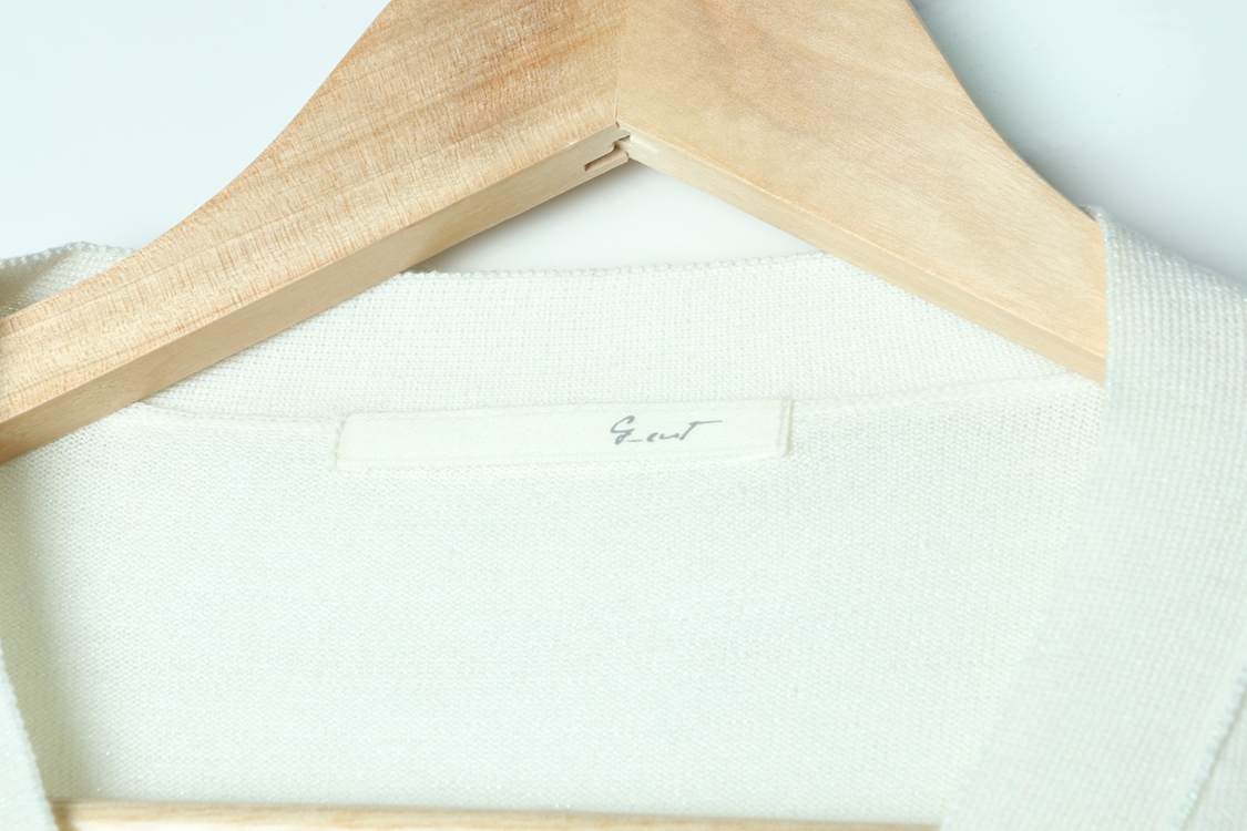 W(F) 지컷 니트 가디건 아이보리 보들 이미지