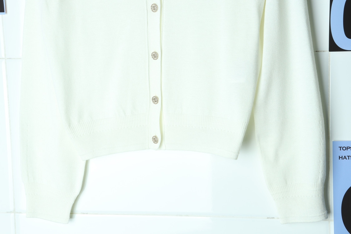 W(F) 지컷 니트 가디건 아이보리 보들 이미지