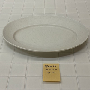 [업소용 멜라민 대형 접시 31x22 / 20개 / 상태 A급] 이미지
