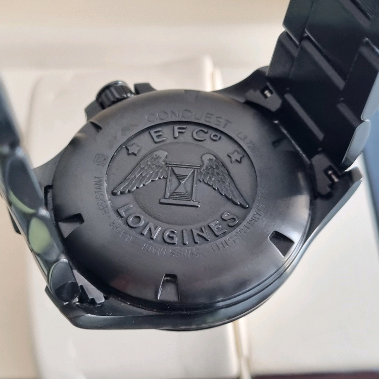 론진 콘퀘스트 V.H.P GMT PVD 43mm L3.728.2.76.6 이미지