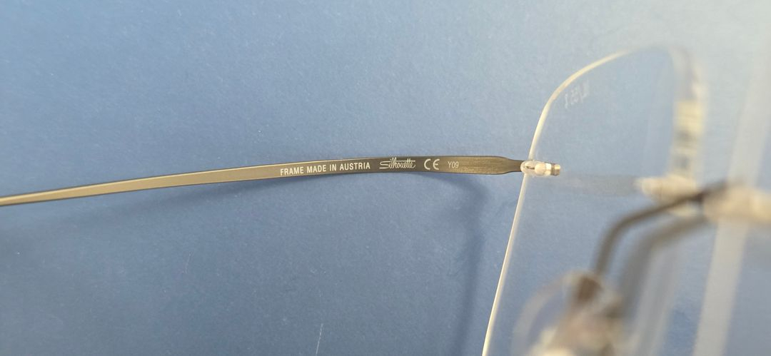 정품 새제품 오스트리아 명품 무테 이재용 안경 실루엣 5599 17 150 6560 색상 이미지