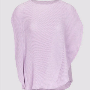 이세이미야케 탑 오비큘러 플리츠 탑 라이트 퍼플 2사이즈 이미지