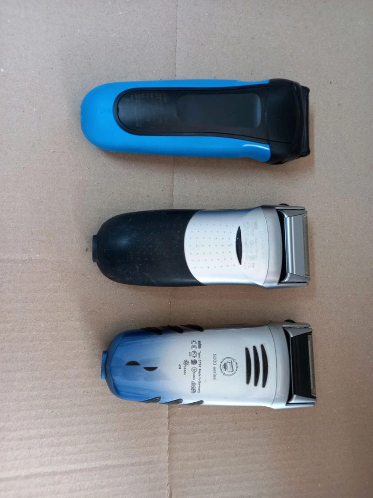 브라운 전기면도기 3개 이미지