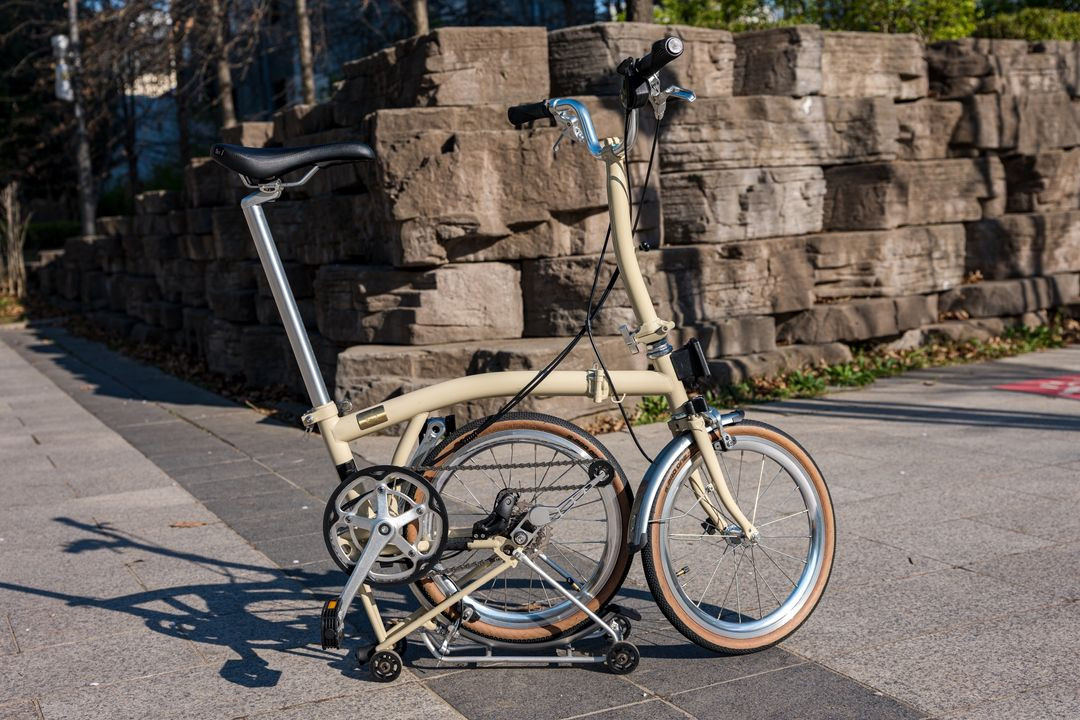 DDZK 바이크스 시티 바닐라 실버 트라이폴드 자전거 판매 이미지