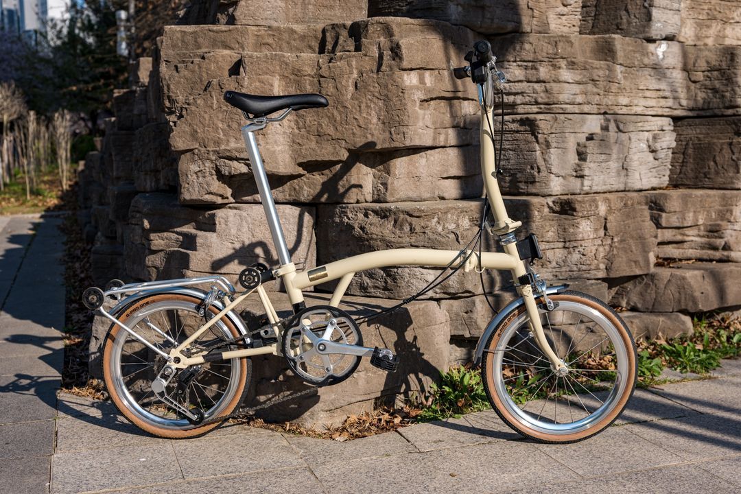DDZK 바이크스 시티 바닐라 실버 트라이폴드 자전거 판매 이미지