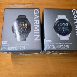 [미개봉 새제품] 가민 265 포러너 블랙 화이트 이미지
