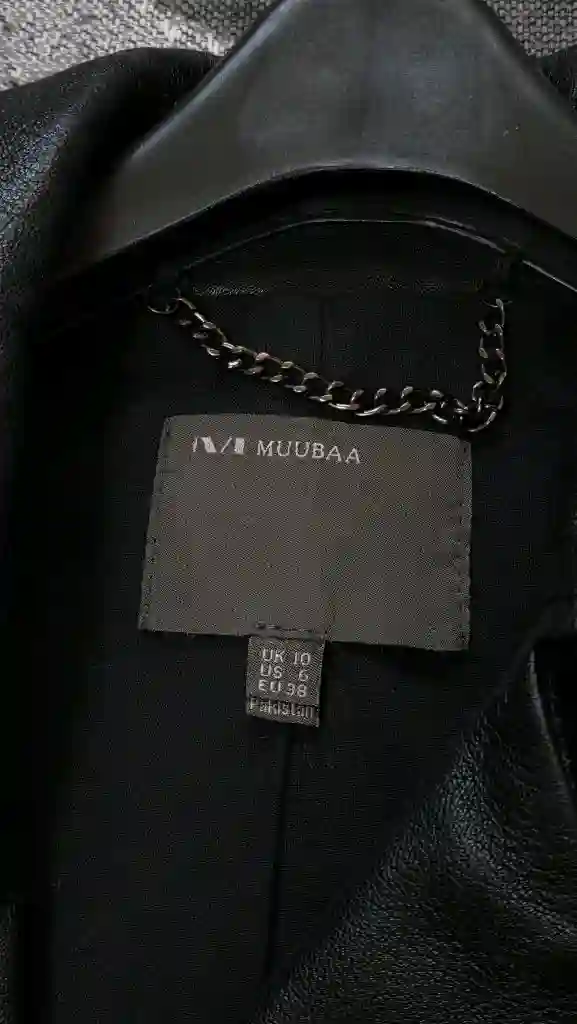 MUUBAA 무바 천연 램스킨 라이더자켓 55 (양가죽) 이미지