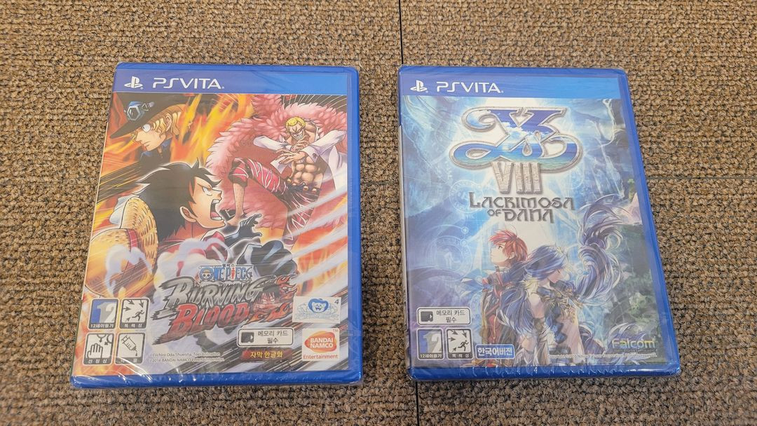 PSVITA / 플스 비타 미개봉 게임칩 2개 일괄 판매 이미지