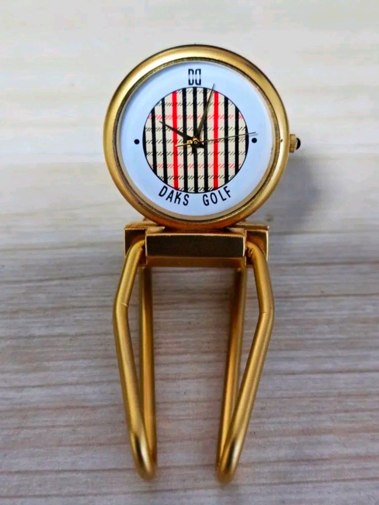 닥스(DAKS) 골프 클립형 금장시계 이미지