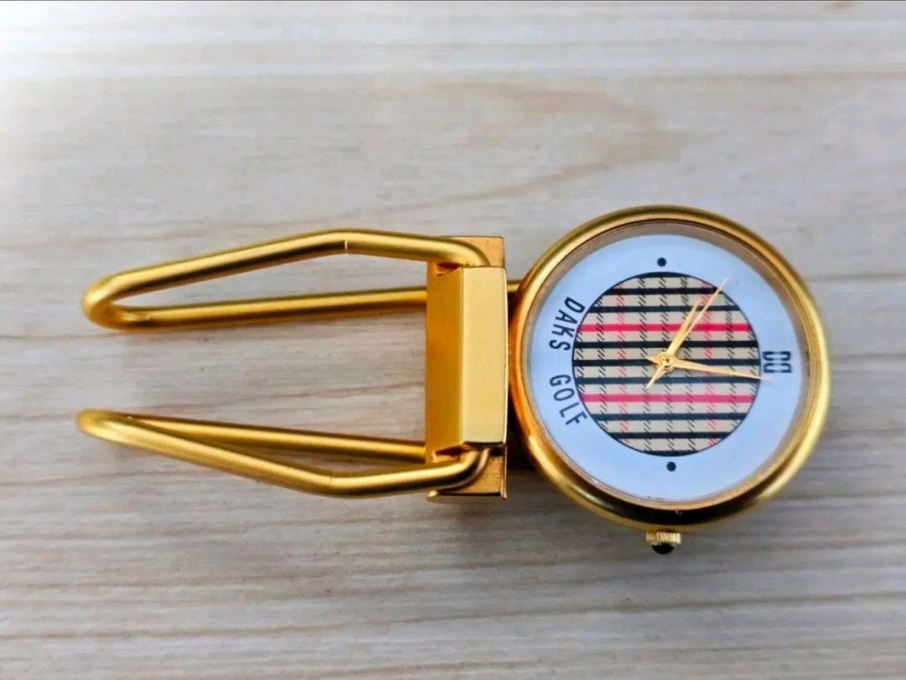 닥스(DAKS) 골프 클립형 금장시계 이미지