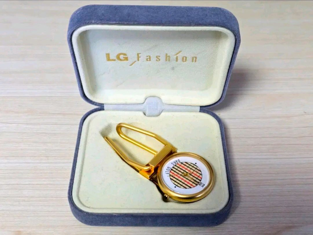 닥스(DAKS) 골프 클립형 금장시계 이미지