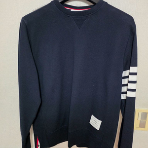 톰브라운 4바 스트라이프 rwb탭 루프백 맨투맨 5사이즈 이미지