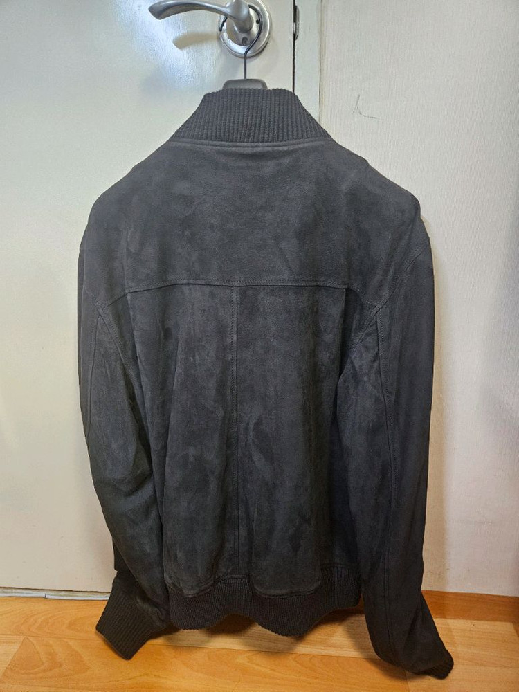 105 XL) 오피신 제네랄 염소가죽 고트스킨 스웨이드 A-2 블루종 가죽자켓 이미지