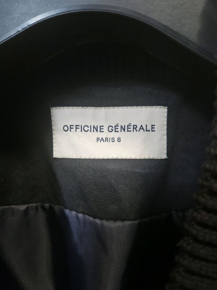 105 XL) 오피신 제네랄 염소가죽 고트스킨 스웨이드 A-2 블루종 가죽자켓 이미지