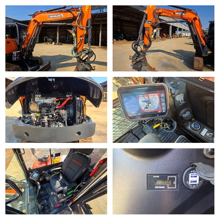 두산 02 굴삭기 DX65MT-7 2022년 280시간 파워붐 회링,집게 장착 장비~! 이미지