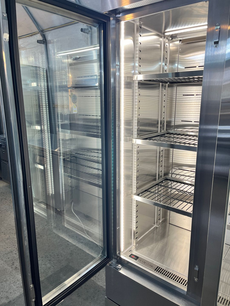 한성 정육쇼케이스 냉동고 냉장고 여닫이 올스텐 업소용 고기숙성고 4단 간냉식 앞문형 이미지