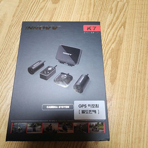 이노브 K7 오토바이 2채널 2k 블랙박스 미사용품입니다 이미지