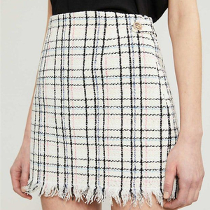 마쥬 프린지 트위드 스커트 이미지