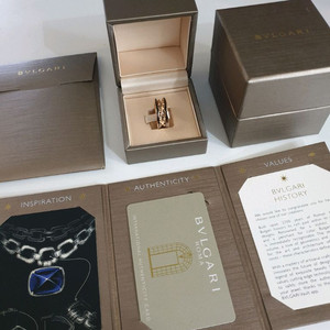 불가리 정품 비제로원 락2밴드링 반지 54호 이미지