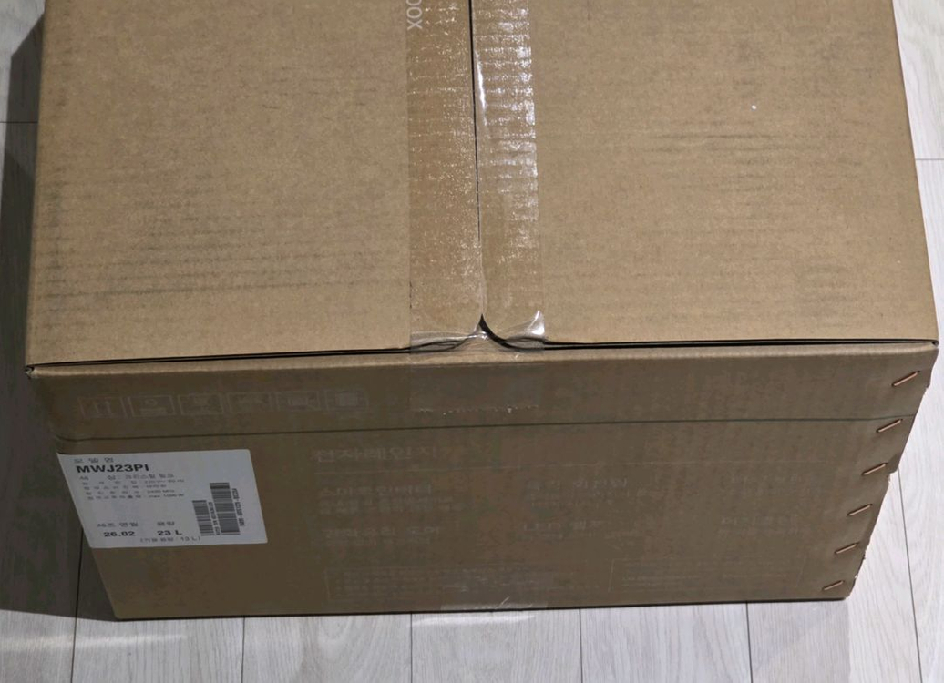 LG 디오스 오브제 전자레인지 (미개봉) 이미지