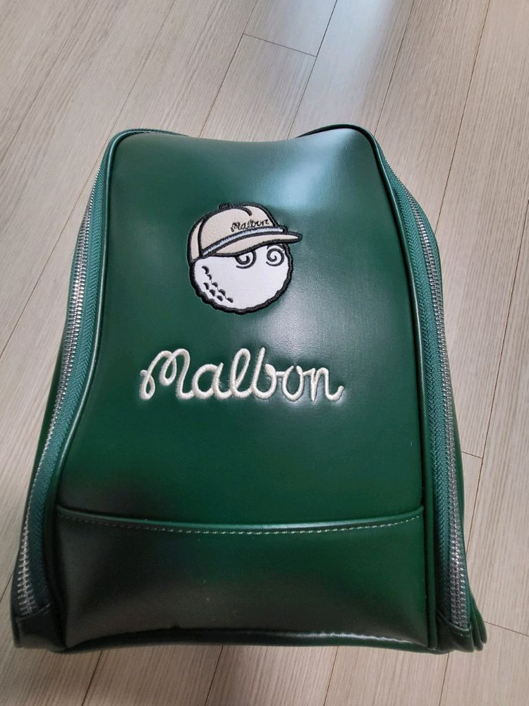 말본 슈즈백 그린색상 팝니다 신발가방 골프화가방 이미지