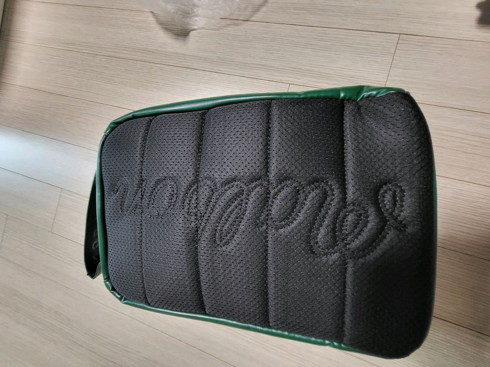 말본 슈즈백 그린색상 팝니다 신발가방 골프화가방 이미지