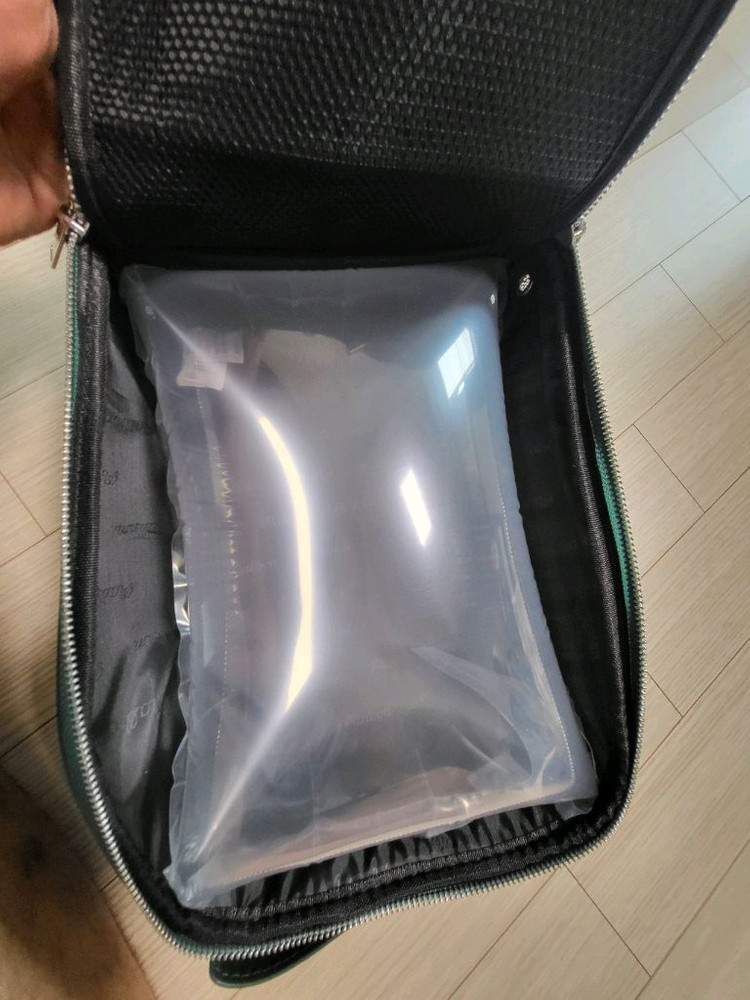 말본 슈즈백 그린색상 팝니다 신발가방 골프화가방 이미지