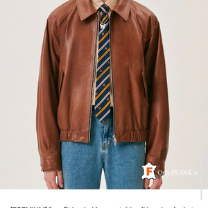 도프제이슨 오버핏 베지터블 램스킨 리얼 레더 자켓 xl 이미지