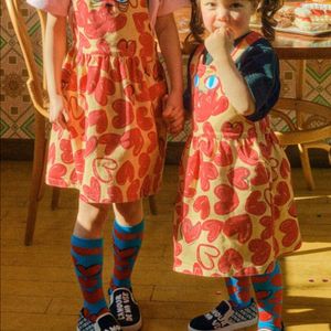 베베베베 고양이 하트 원피스 L+자라 블라우스+니삭스 이미지