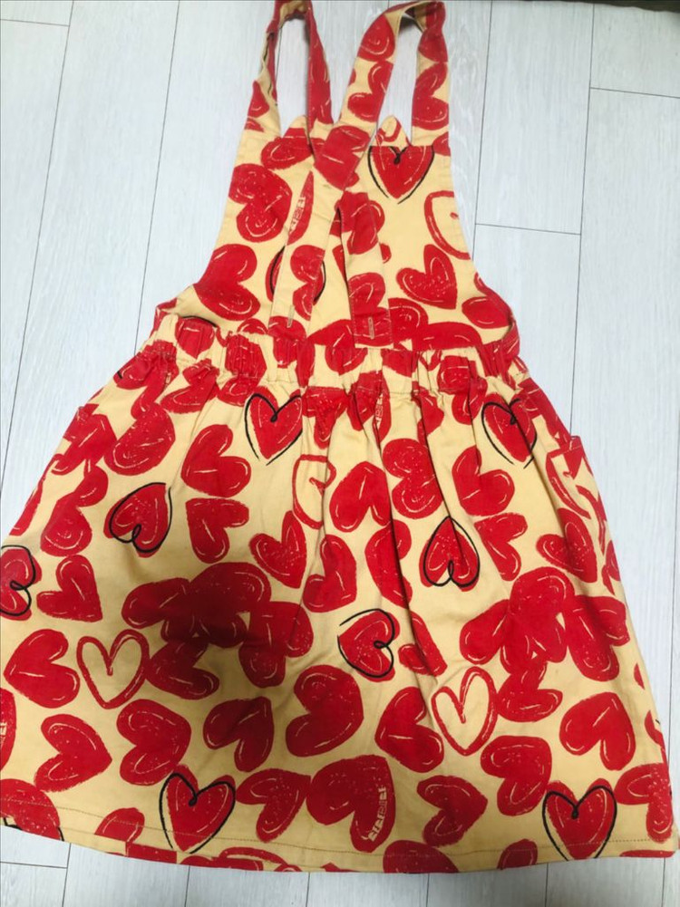 베베베베 고양이 하트 원피스 L+자라 블라우스+니삭스 이미지